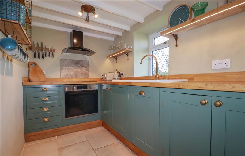This is the kitchen at Perranglaze, Perranporth