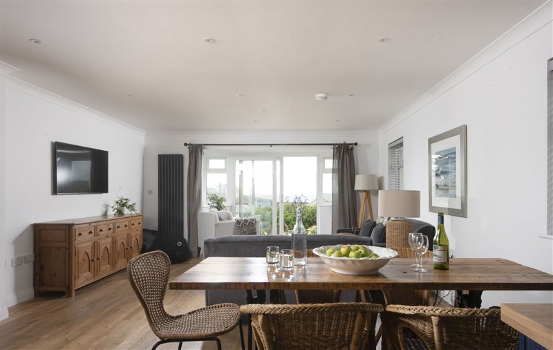 Dining room at Perranhaven, Cornwall