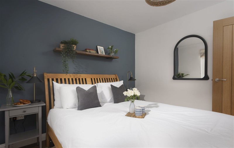 This is a bedroom at Perranhaven, Cornwall
