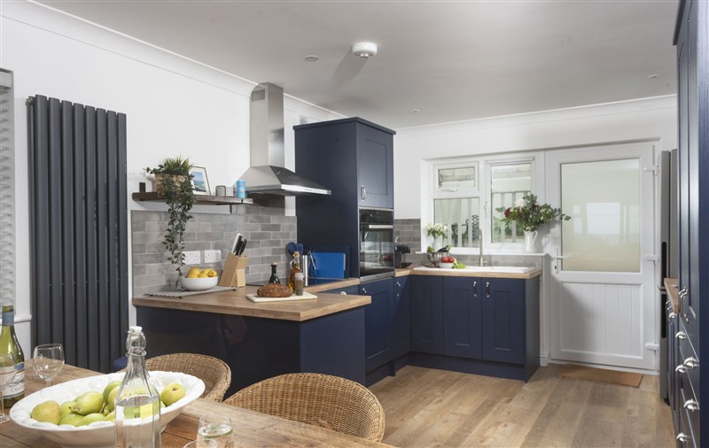 This is the kitchen at Perranhaven, Cornwall