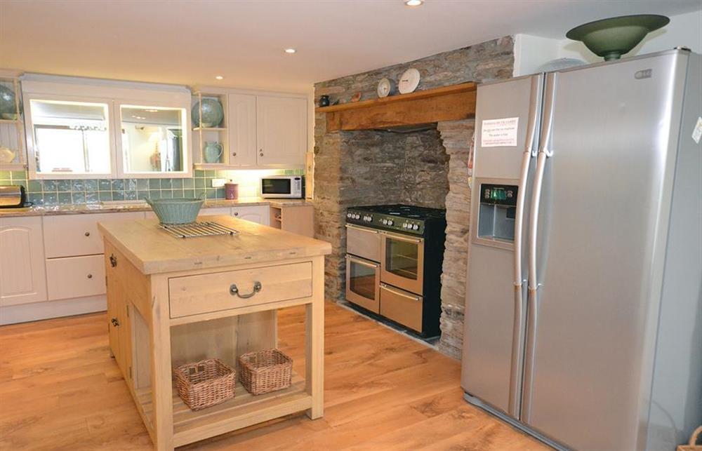 Another view of the kitchen at Perrotts, Salcombe