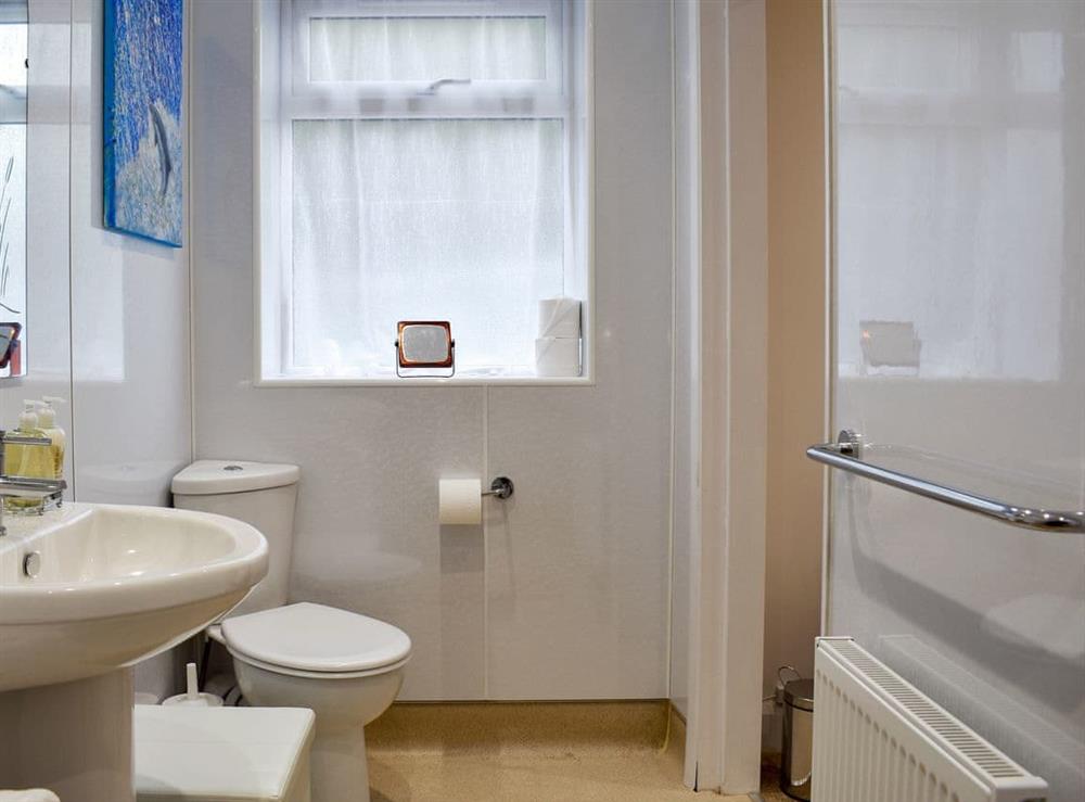En-suite shower room at Perrys in Lyminster, near Littlehampton, West Sussex