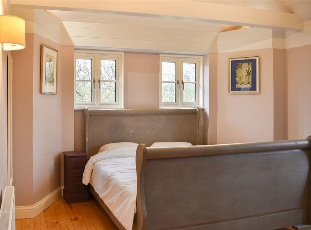 Double bedroom at Petham Hide in Petham, near Canterbury, England