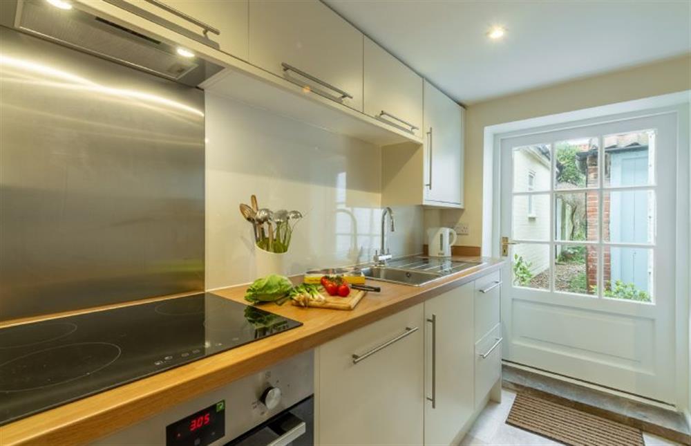 Ground floor: The modern kitchen is well-equipped at Petts Cottage, Burnham Market near Kings Lynn