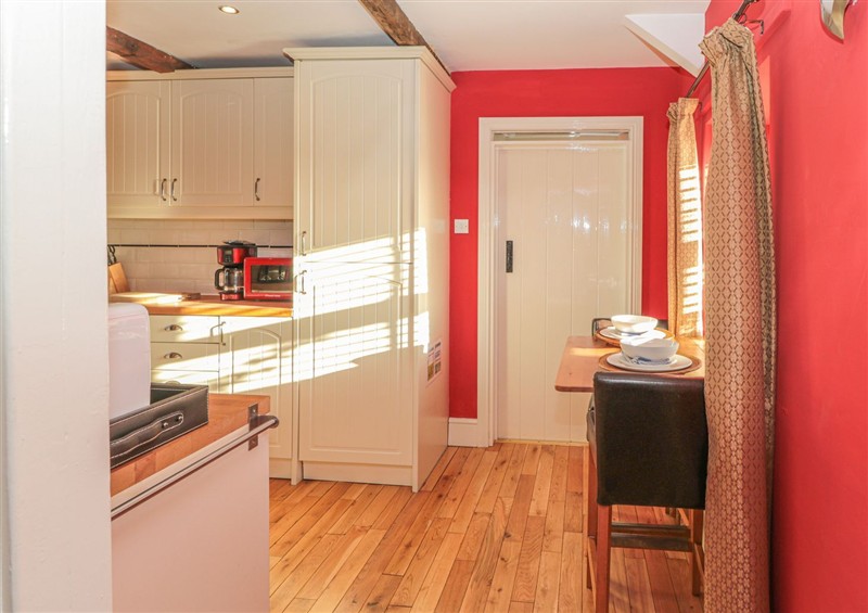 The kitchen at Petty Knowes Cottage, Rochester near Otterburn
