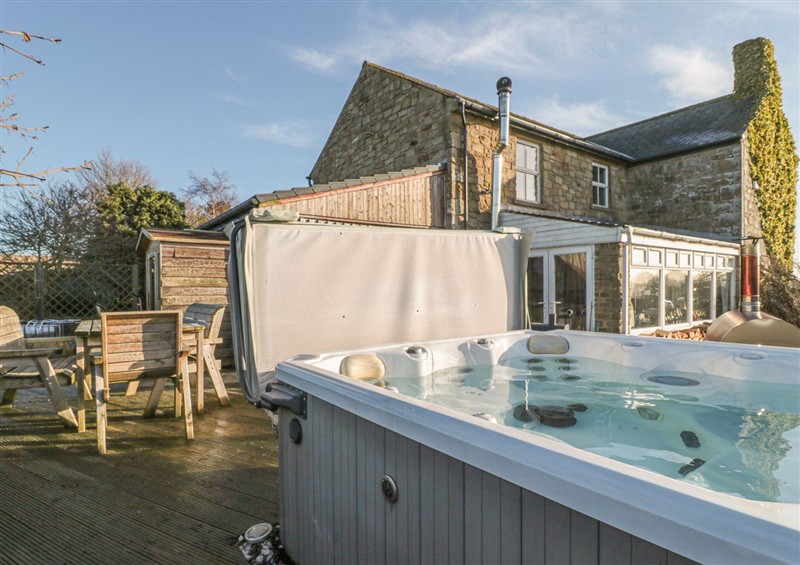 The setting at Petty Knowes Cottage, Rochester near Otterburn