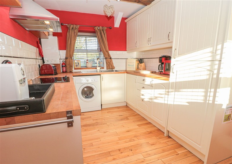 This is the kitchen at Petty Knowes Cottage, Rochester near Otterburn