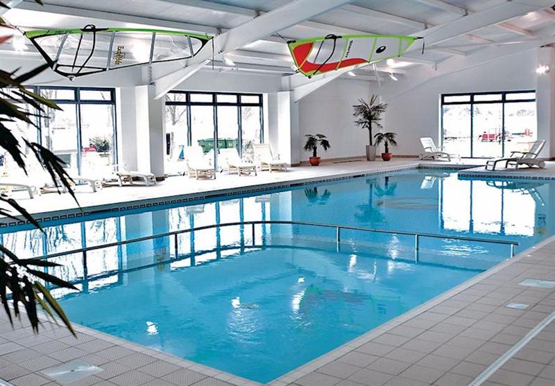 Indoor heated swimming pool at Pevensey Bay Holiday Park in , Sussex