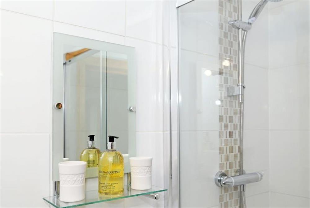 Bathroom at Pheasant Cabin, Ulcombe, Kent