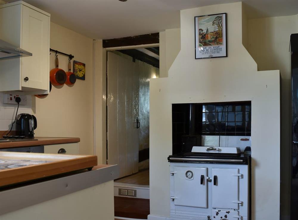 Kitchen at Pheasant Cottage in Doddington, near Sittingbourne, Kent