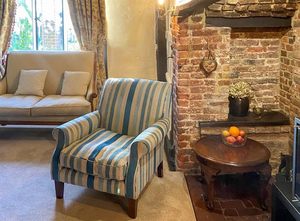 Living room at Pheasant Cottage in Doddington, near Sittingbourne, Kent