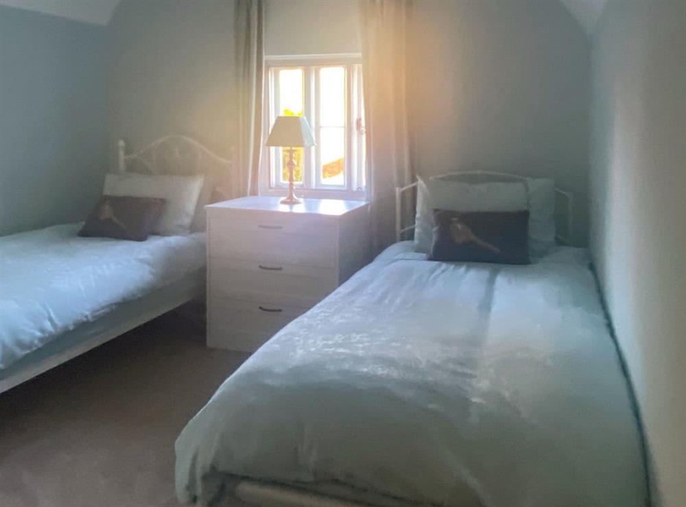 Twin bedroom at Pheasant Cottage in Doddington, near Sittingbourne, Kent