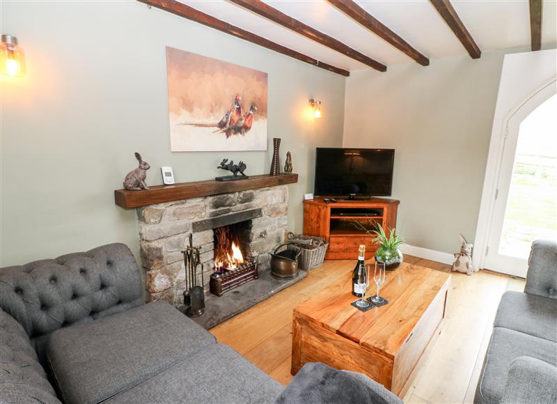The living area at Pheasant Cottage, Hurst near Reeth