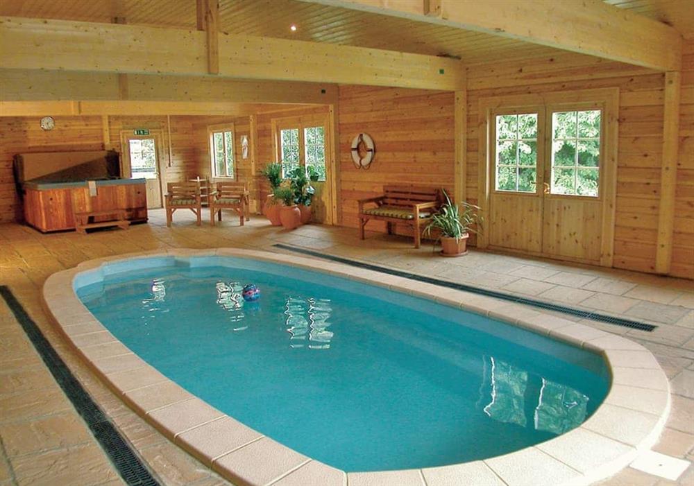 Indoor heated swimming pool with hot tub at Pheasant in Ely, Cambridgeshire