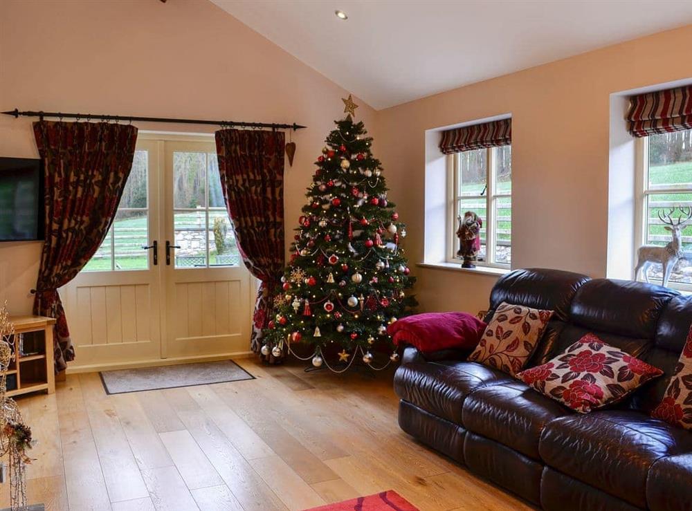 Decorated for Christmas at Pheasant Fields in Lloc, near Holywell, Clwyd