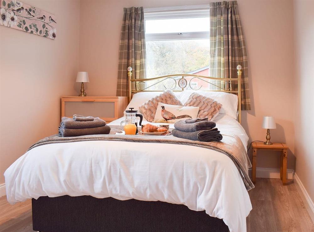 Cosy and inviting double bedded room at Pheasant Lodge in Staithes, near Whitby, North Yorkshire