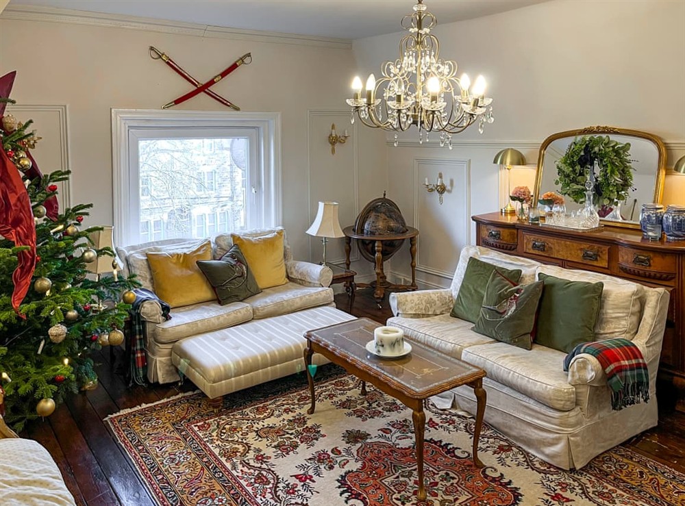 Living area at Pheasants Hollow in Harrogate, North Yorkshire