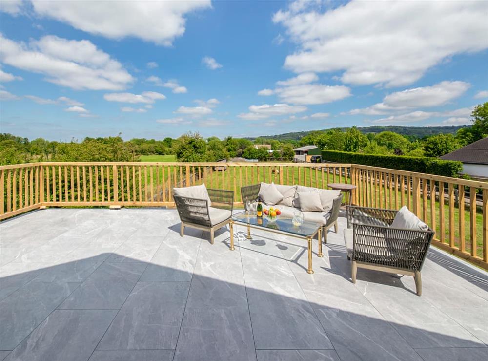 Terrace at Pheasants Nest in Broadway, near Cotswolds, Worcestershire