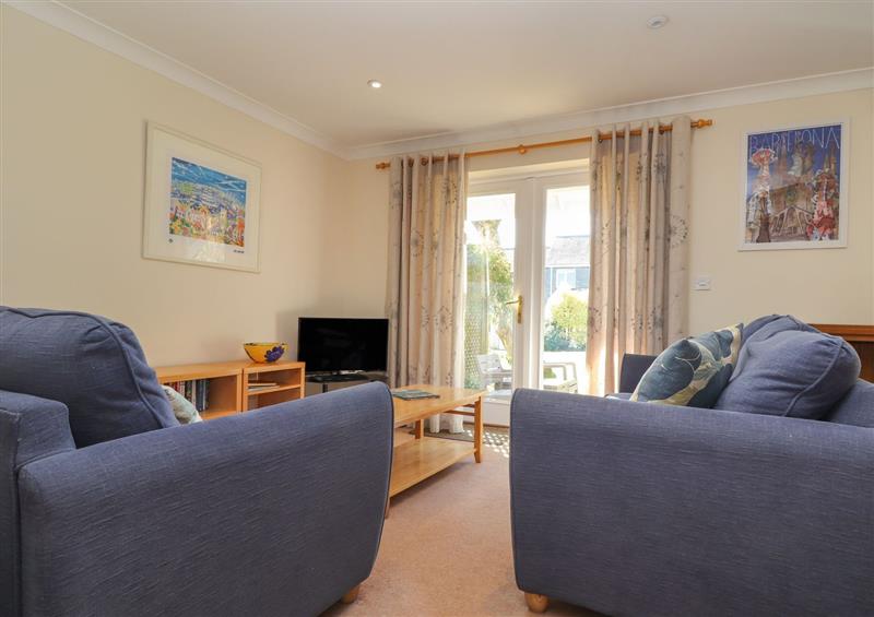 This is the living room at Pheasants Walk, Falmouth