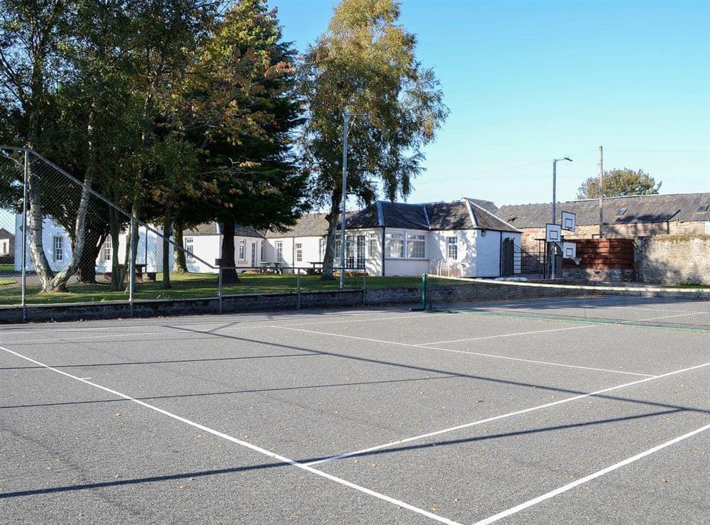 Shared tennis court available