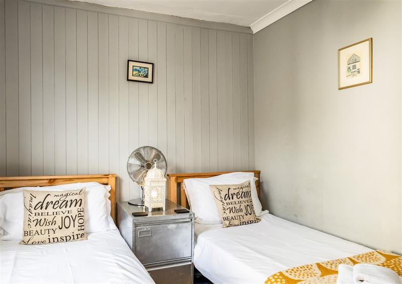 One of the bedrooms at Pibbies, Port Isaac