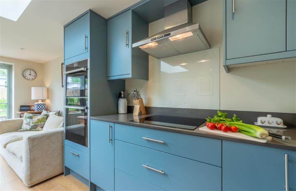Ground floor: The stylish kitchen is well-equipped at Picarini, Burnham Overy Staithe near Kings Lynn