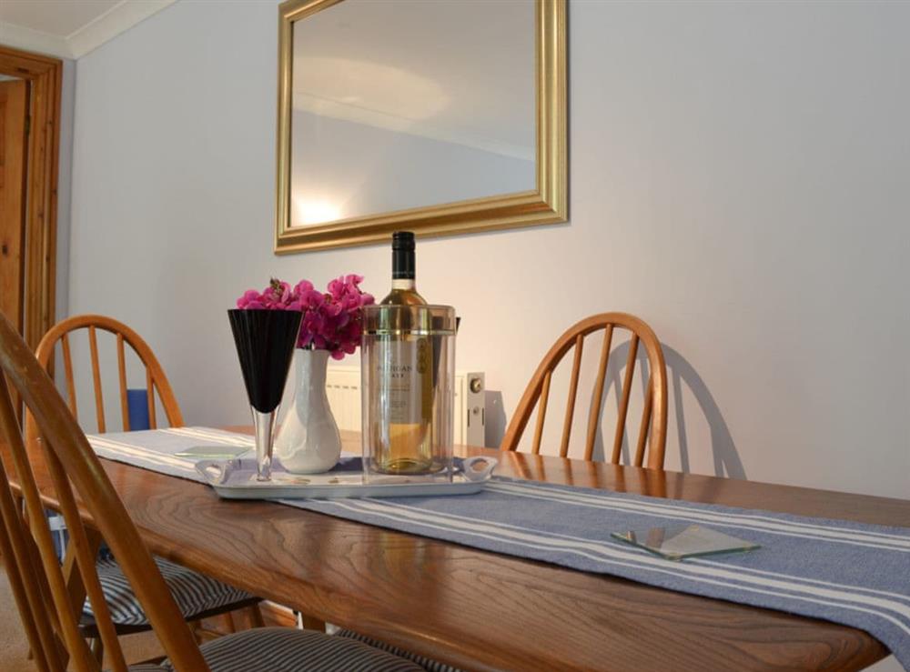 Dining area at Picket Hill Cottage in Picket Hill, near Ringwood, Hampshire