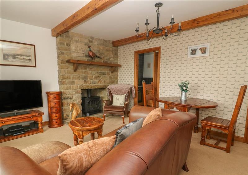 The living area at Pickles Hill Cottage, Oldfield near Oakworth