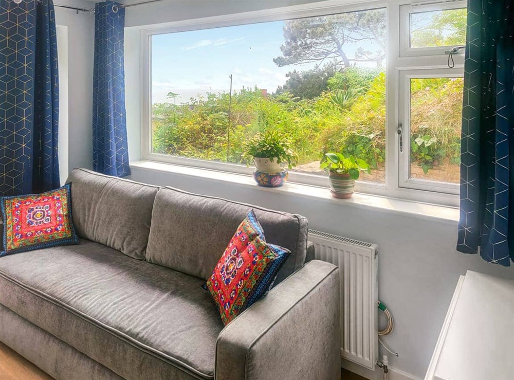 Living area at Pier View in Boscombe, near Bournemouth, Dorset