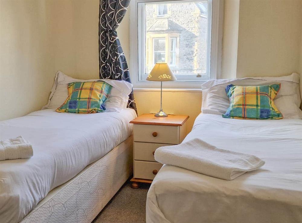 Twin bedroom at Pier View in Clevedon, Avon