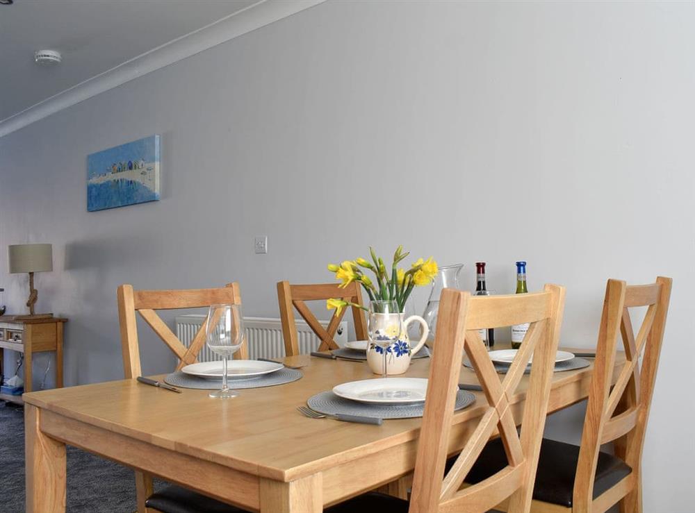 Convenient dining area at Pier View in Gorleston-on-Sea, Norfolk