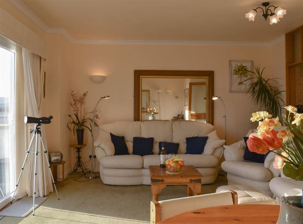 Living room at Pierhead in Exmouth, Devon