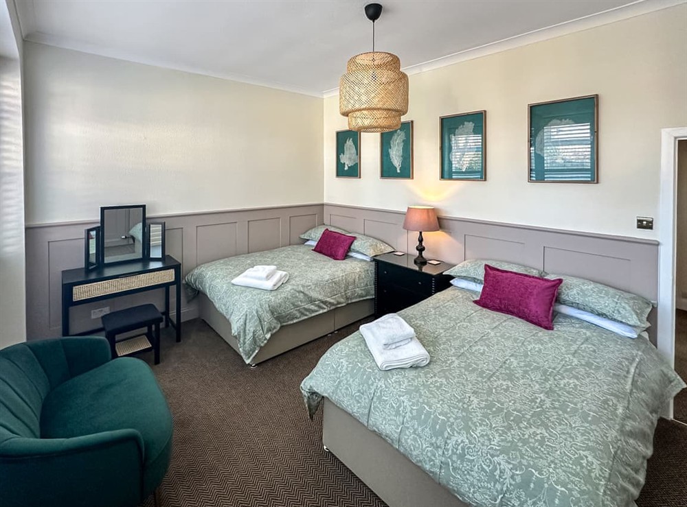 Family bedroom at Piersland Mews in Troon, Ayrshire