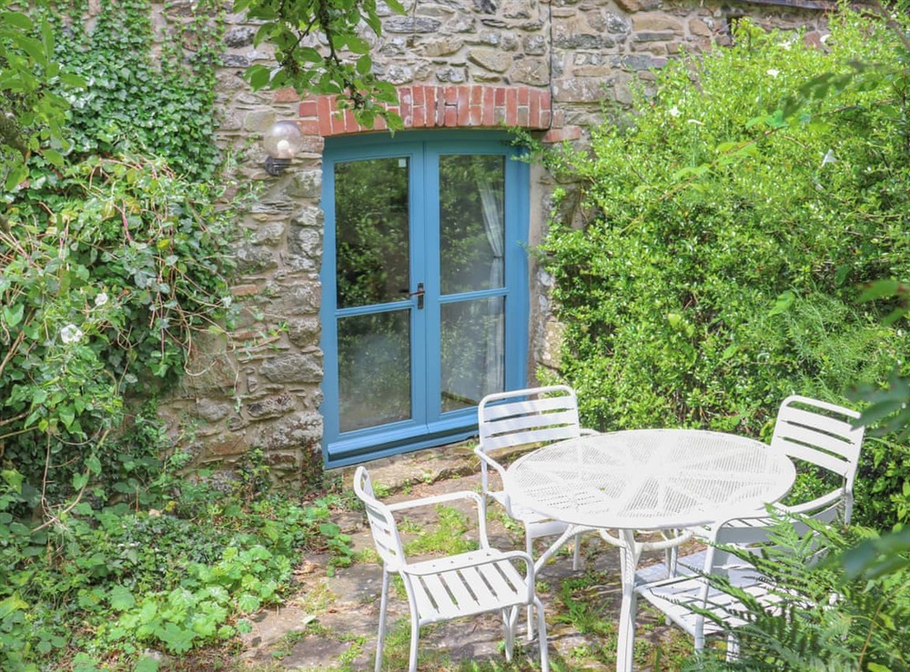 Sitting-out-area at Piggery in Fishguard, Dyfed