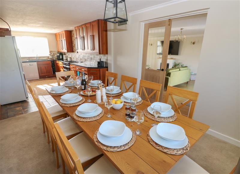 The kitchen at Piglet Cottage, St Ishmaels near Milford Haven