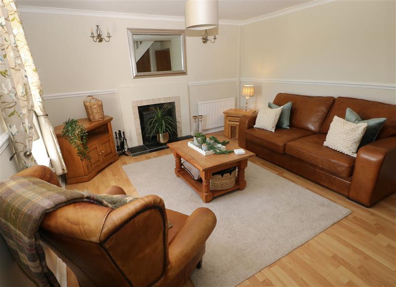 The living area at Piglet Cottage, St Ishmaels near Milford Haven