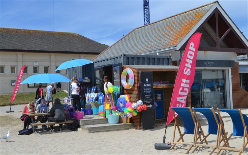Gyllyngvase Beach in Falmouth. Hire a surfboard or have lunch-with-a-view at the Gylly Beach Cafe. at PigLet in Gwennap