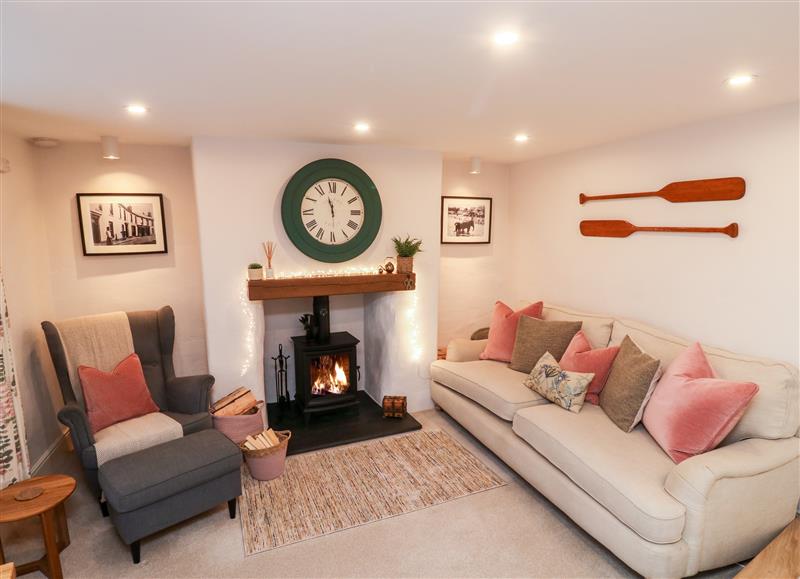 Relax in the living area at Pilchard Cottage, Dawlish