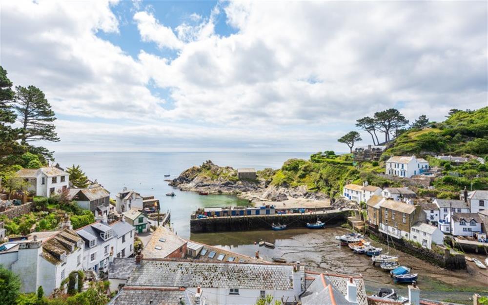 One of the views from the house at Pilchard Rock in Polperro