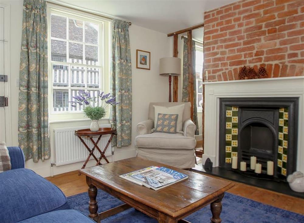 Living room at Pilgrim Cottage in Hollingbourne, Kent