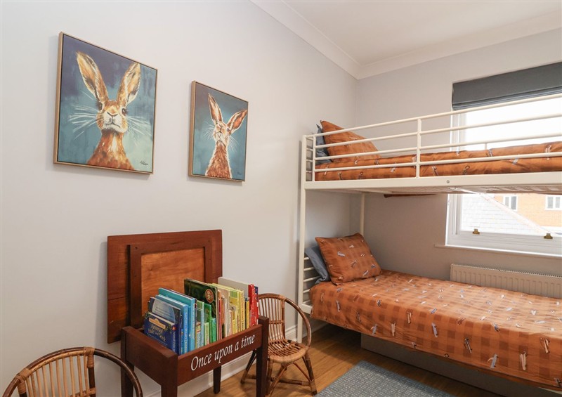 One of the bedrooms at Pilgrims Rest, Weston-Super-Mare