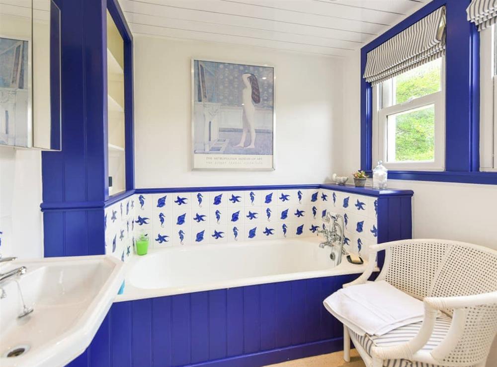 Bathroom at Pinclanty Cottage in Girvan, Ayrshire