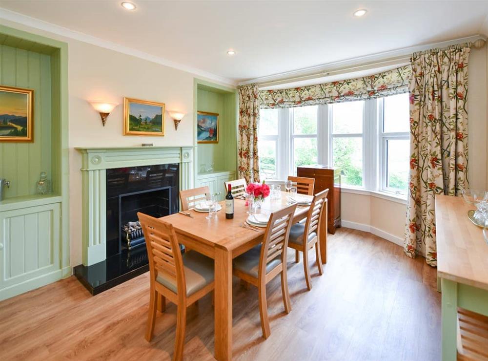 Dining room at Pinclanty Cottage in Girvan, Ayrshire