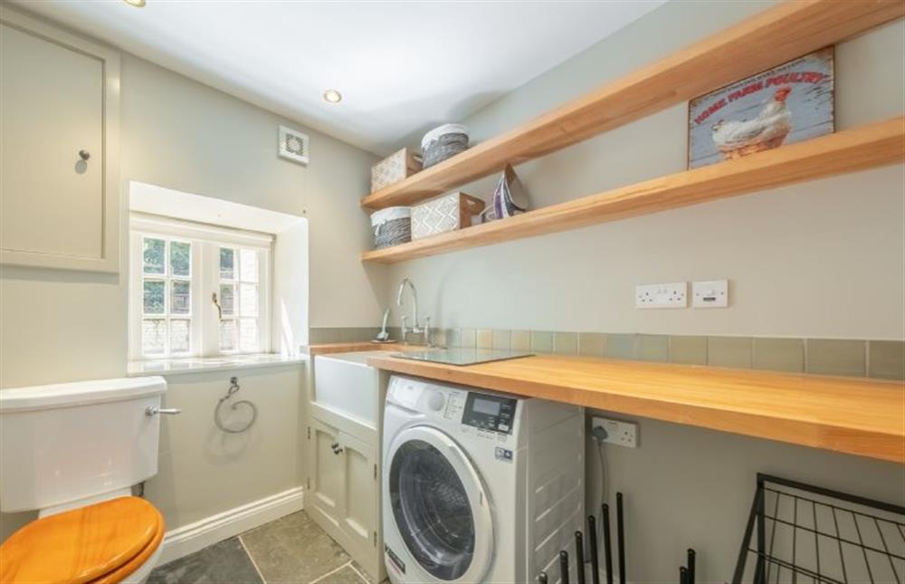Ground floor: Cloakroom and utility room at Pine Cottage, Thornham near Hunstanton