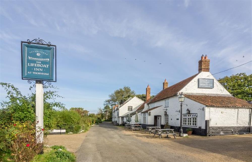 The Lifeboat Inn in Thornham is situated on the edge of the marsh and serves lovely food