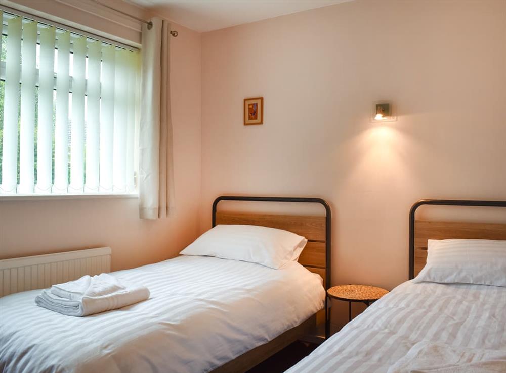 Twin bedroom at Pine Hill Lodge in Guisborough, Cleveland