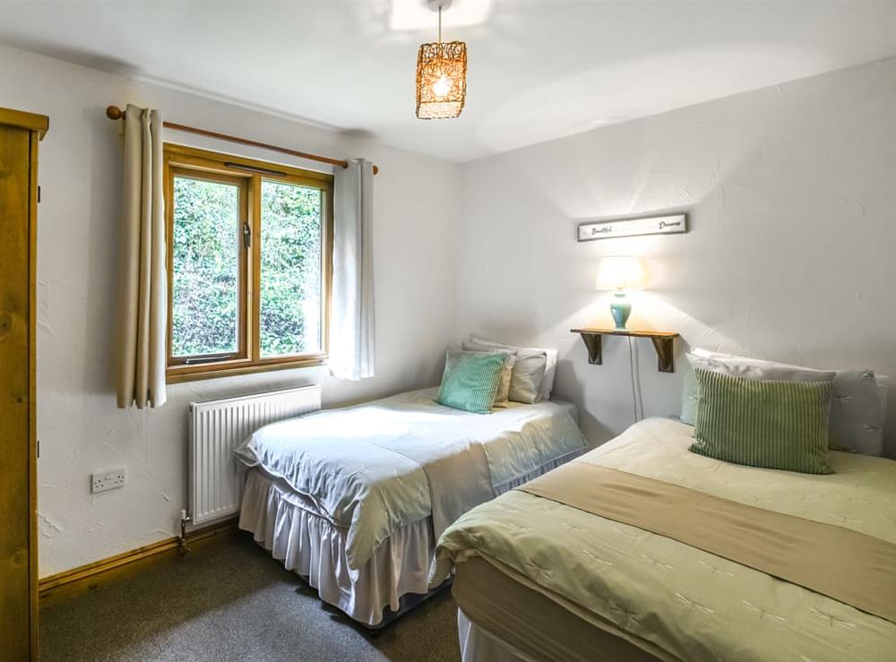 Twin bedroom at Pine Lodge in Bridgnorth and Ironbridge, Shropshire