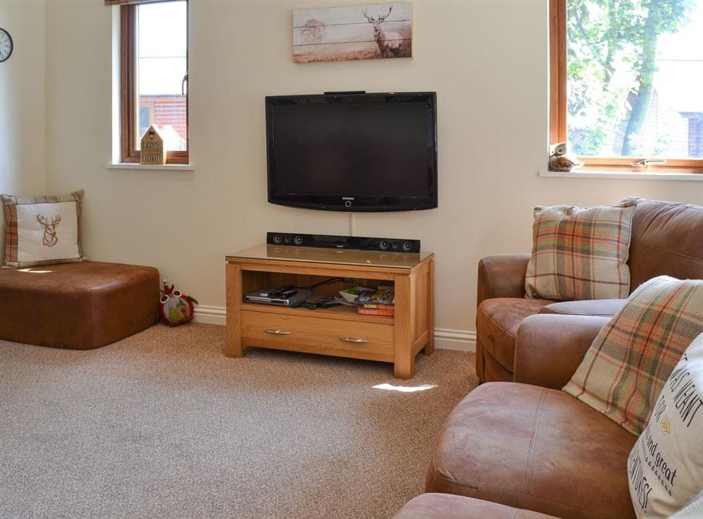 Living area at Pine Lodge in Flamborough, near Bridlington, North Humberside
