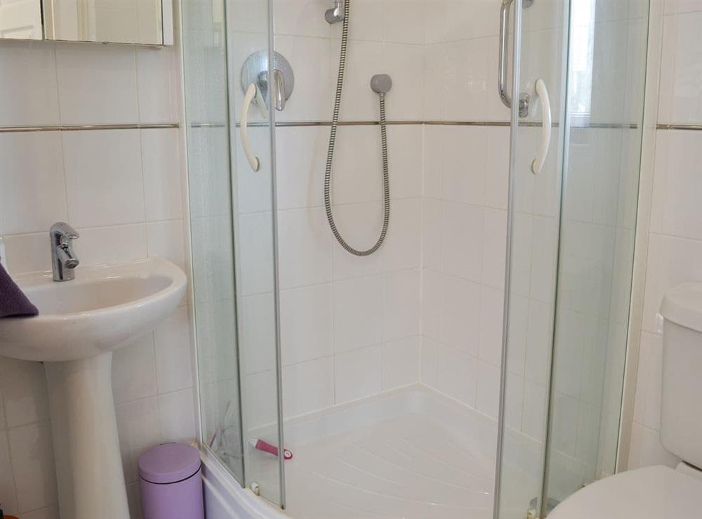 Shower room at Pine Lodge in Flamborough, near Bridlington, North Humberside