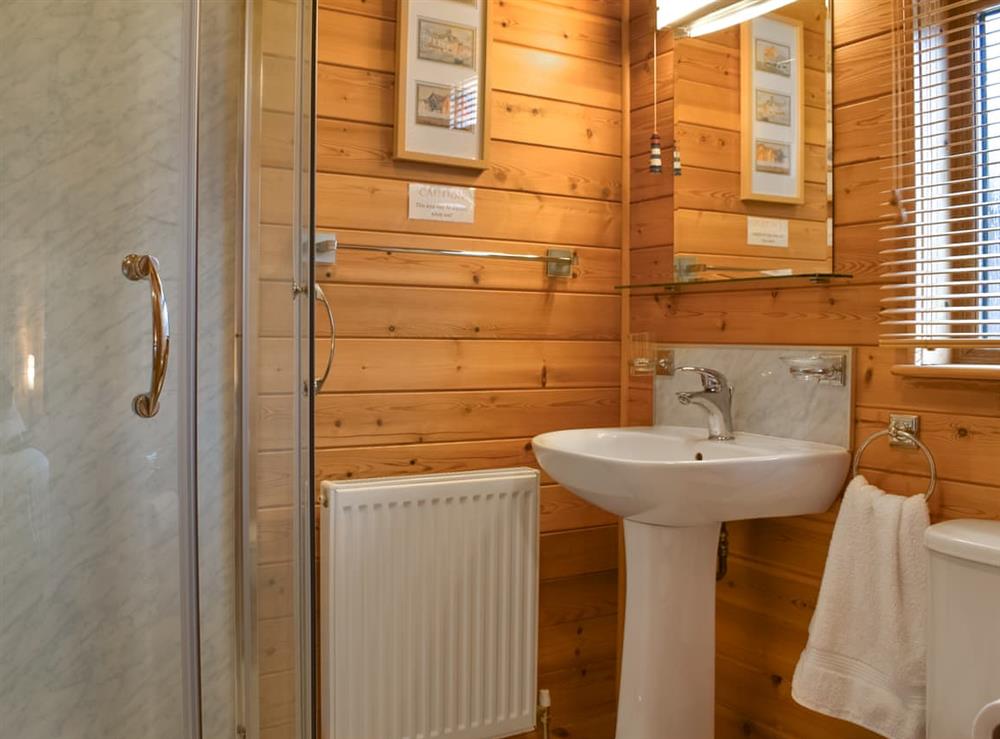 Bathroom at Pine Lodge in Ilfracombe, Devon